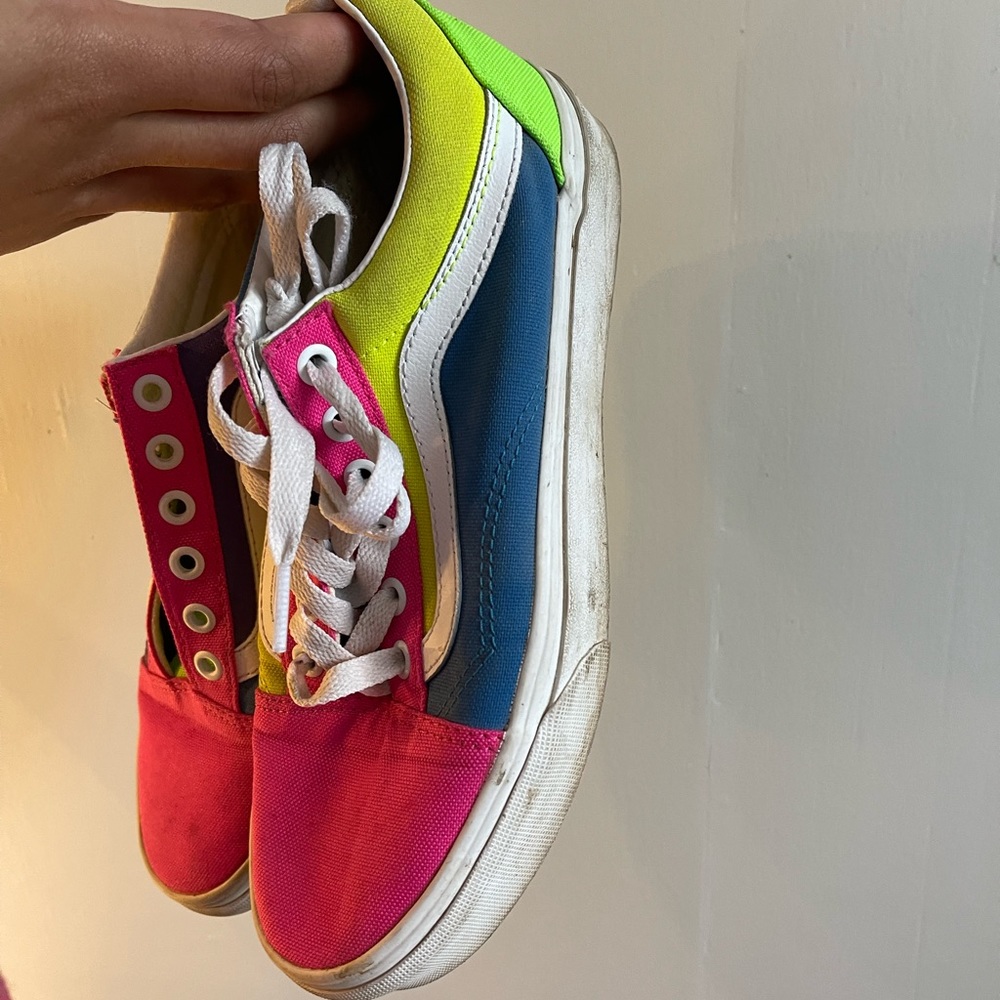Neon Multicolored Vans